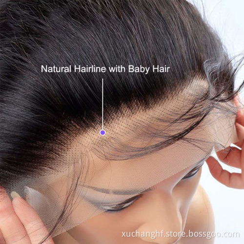 High Quality HD Lace Wigs Virgin Brazilian Transparent 360 Lace Frontal Wig Human Hair Lace Front Wigs For Black Women